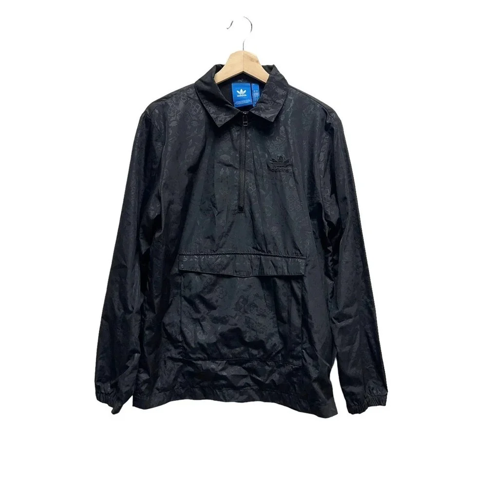 Adidas Ornamental Block Half-Zip Coach Jacket‎